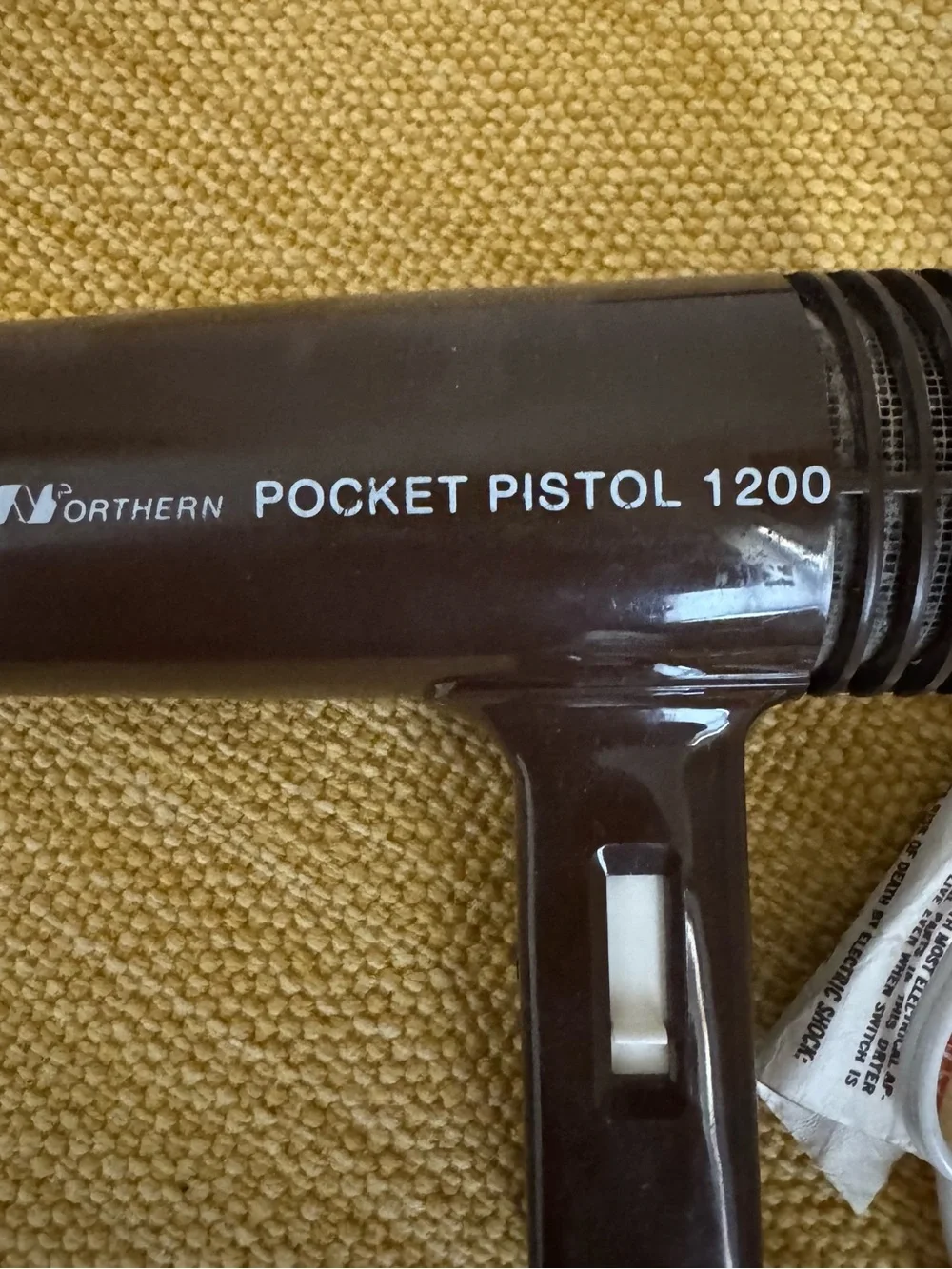 Northern Pocket Pistol Hair Dryer, 1200 Watts
